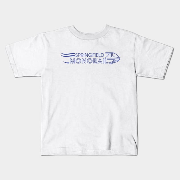 Springfield Monorail Kids T-Shirt by tvshirts